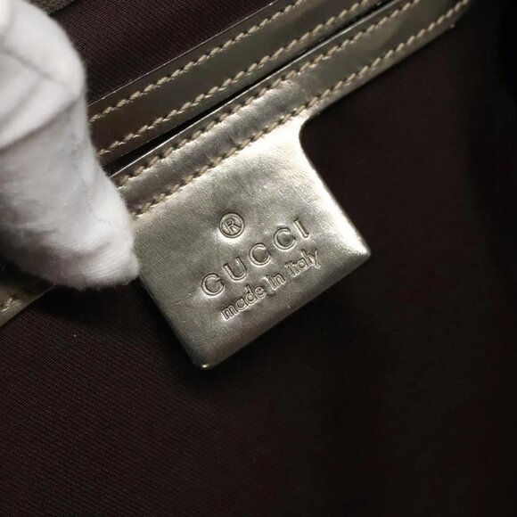 GUCCI GG Supreme Hand Bag PVC Beige Gold 190259 Auth ep10602 - Picture 11 of 16